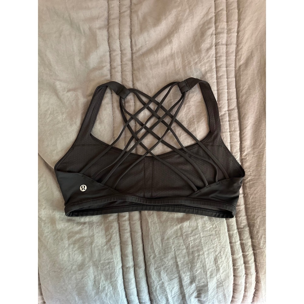 Lululemon Women's Free To Be Wild Sports Bra Black Excellent
